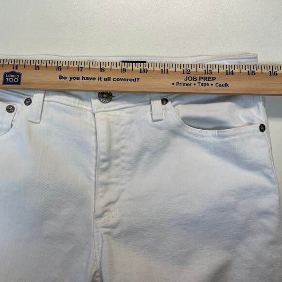 ADRIANO GOLDSCHMIED The Prima Mid Rise Cigarette White Size 30 - Picture 6 of 8